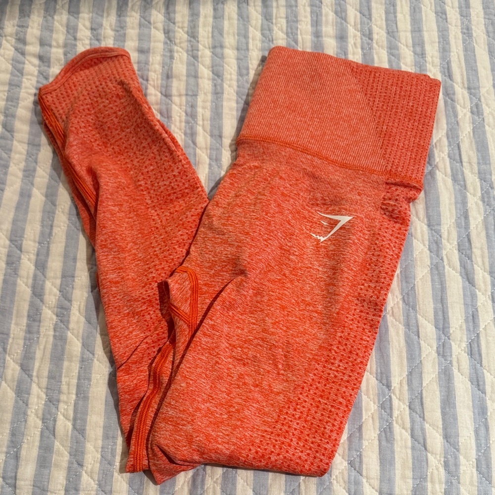 Gymshark Vibrant Red Seamless Leggings